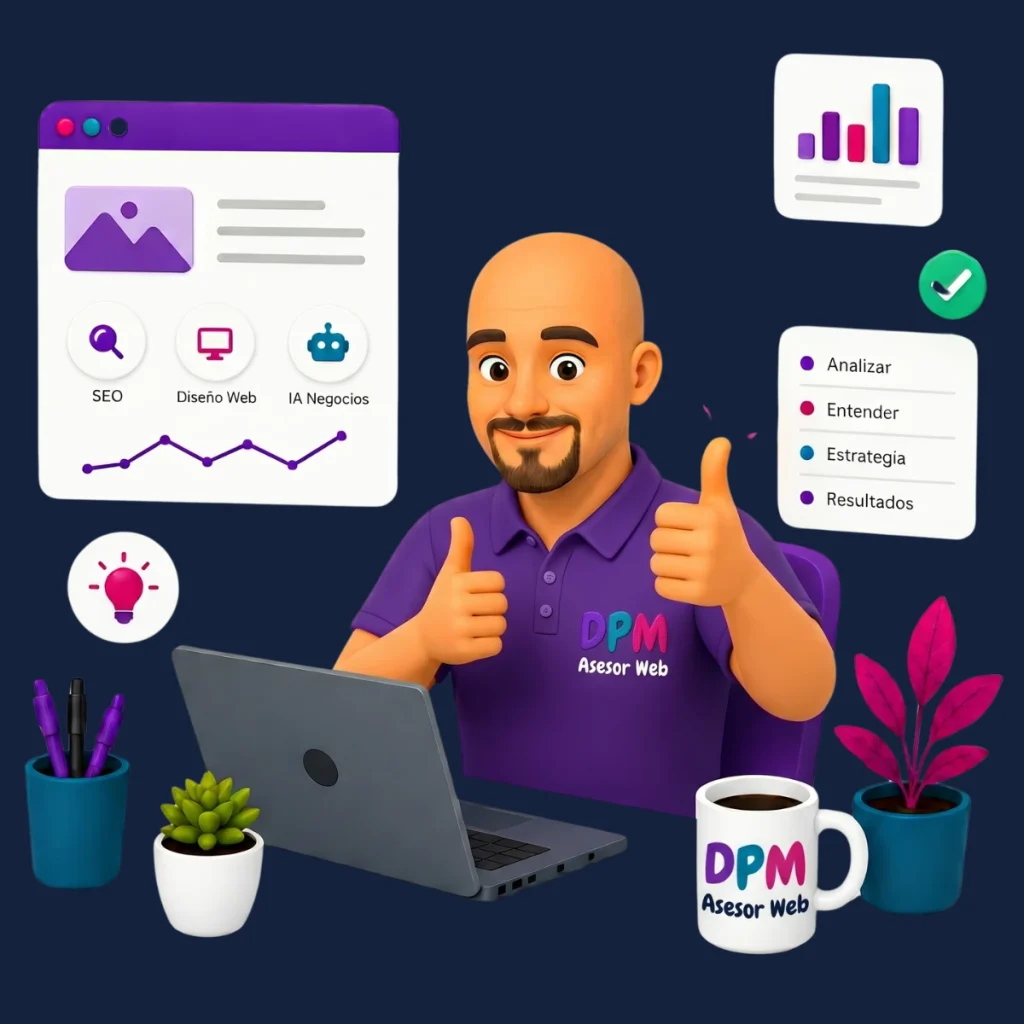 Soluciones digitales para negocios mediante diseño web, SEO, inteligencia artificial y automatización de procesos.